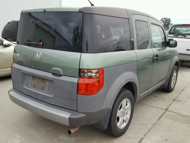 5J6YH18654L008846 - 2004 HONDA ELEMENT EX GREEN photo 4