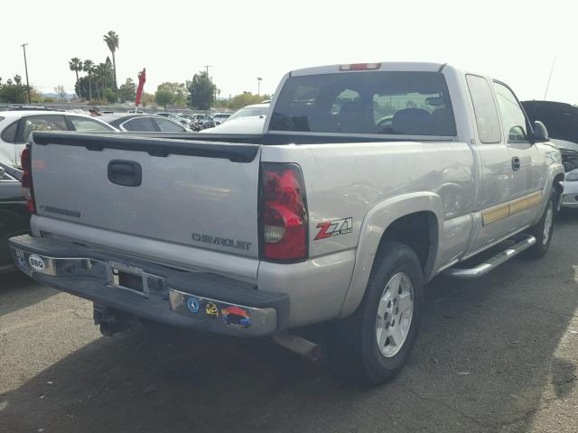 2GCEK19T841167526 - 2004 CHEVROLET SILVERADO SILVER photo 4