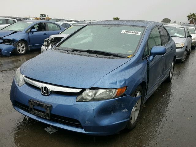 1HGFA168X7L040350 - 2007 HONDA CIVIC EX 蓝色 照片 2