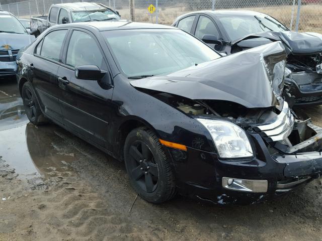 3FAHP07Z28R194776 - 2008 FORD FUSION SE BLACK photo 1