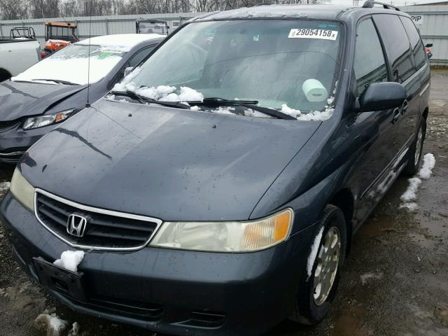 5FNRL18994B042455 - 2004 HONDA ODYSSEY EX GRAY photo 2