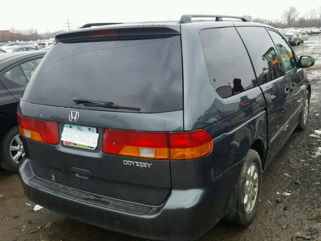 5FNRL18994B042455 - 2004 HONDA ODYSSEY EX GRAY photo 4