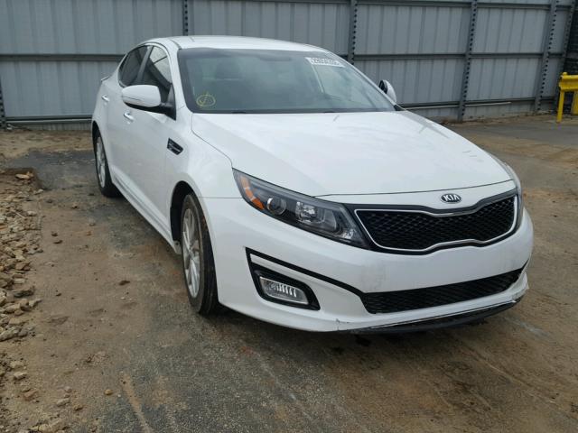 5XXGN4A79EG270837 - 2014 KIA OPTIMA EX WHITE photo 1