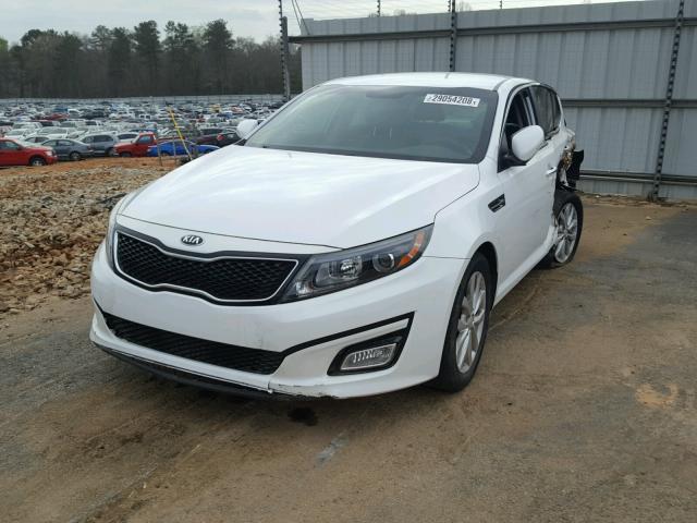 5XXGN4A79EG270837 - 2014 KIA OPTIMA EX WHITE photo 2