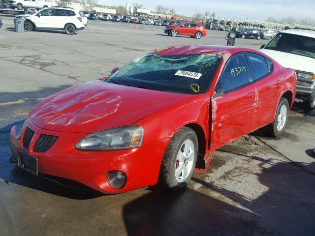 2G2WP552X61274899 - 2006 PONTIAC GRAND PRIX RED photo 2