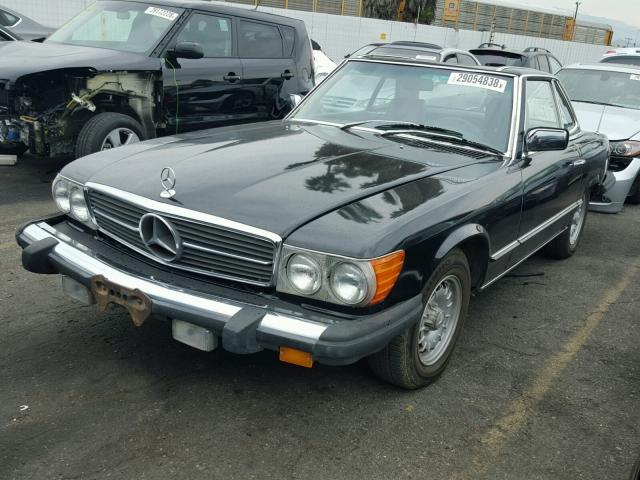 WDB10704412063138 - 1980 MERCEDES-BENZ 450SL BLACK photo 2