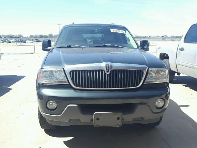 5LMEU68H53ZJ21591 - 2003 LINCOLN AVIATOR GREEN photo 9