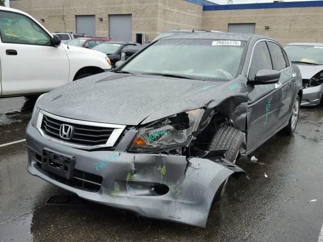 1HGCP3F84AA024368 - 2010 HONDA ACCORD EXL GRAY photo 2