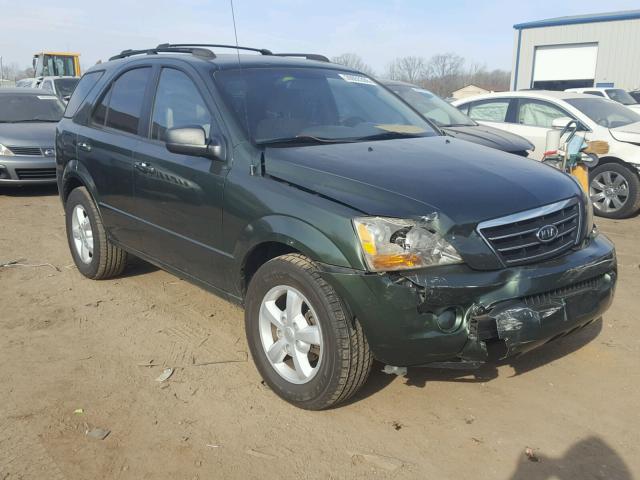 KNDJC736475677750 - 2007 KIA SORENTO EX GREEN photo 1