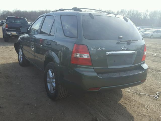 KNDJC736475677750 - 2007 KIA SORENTO EX GREEN photo 3