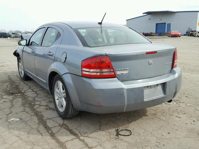 1B3CC1FB0AN232414 - 2010 DODGE AVENGER EX GRAY photo 3