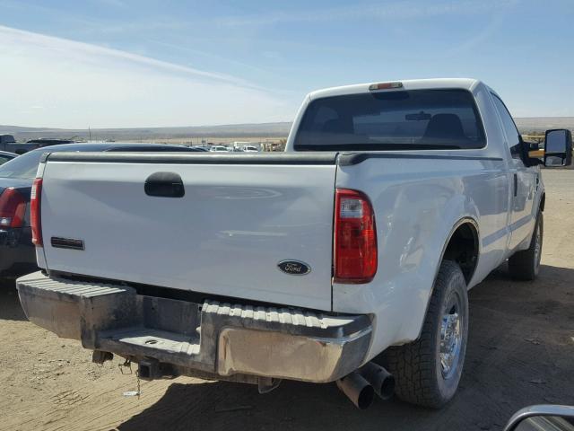 1FTSF20R88ED31408 - 2008 FORD F250 SUPER WHITE photo 4