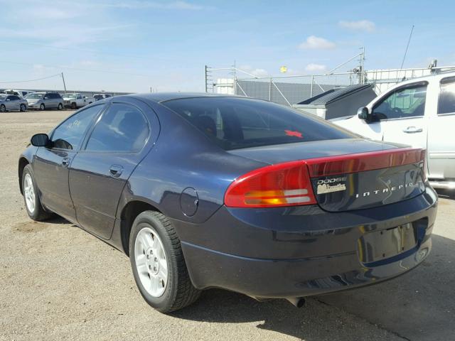 2B3HD46R13H539247 - 2003 DODGE INTREPID S BLUE photo 3