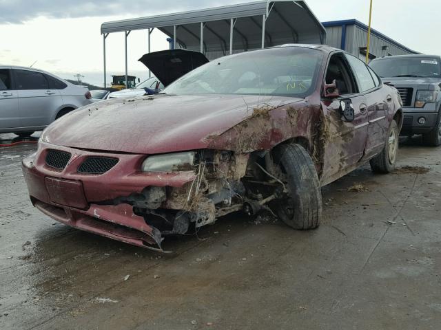 1G2WK52J23F113350 - 2003 PONTIAC GRAND PRIX BURGUNDY photo 2