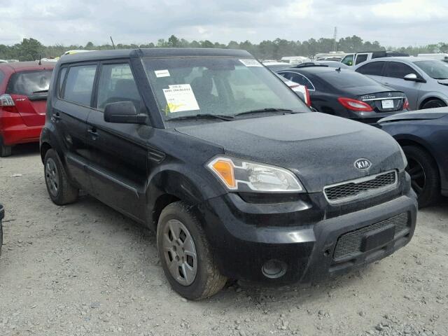 KNDJT2A14B7322391 - 2011 KIA SOUL BLACK photo 1