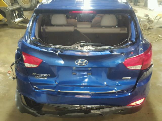 KM8JUCAG0FU983278 - 2015 HYUNDAI TUCSON LIM BLUE photo 9