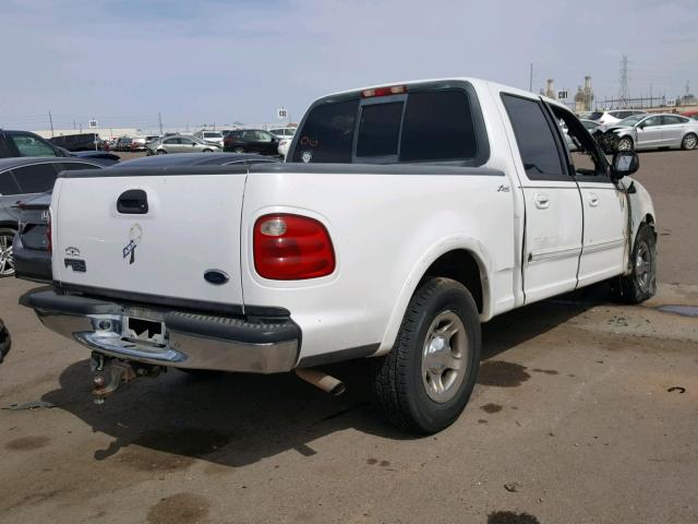 1FTRW07L51KD88211 - 2001 FORD F150 SUPER WHITE photo 4