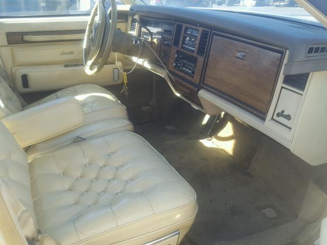 1G6AS6987EE822477 - 1984 CADILLAC SEVILLE CREAM photo 5