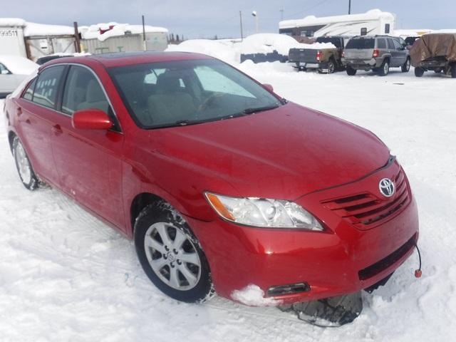 4T1BE46K58U233446 - 2008 TOYOTA CAMRY CE RED photo 1