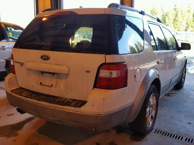 1FMDK05117GA07968 - 2007 FORD FREESTYLE WHITE photo 4