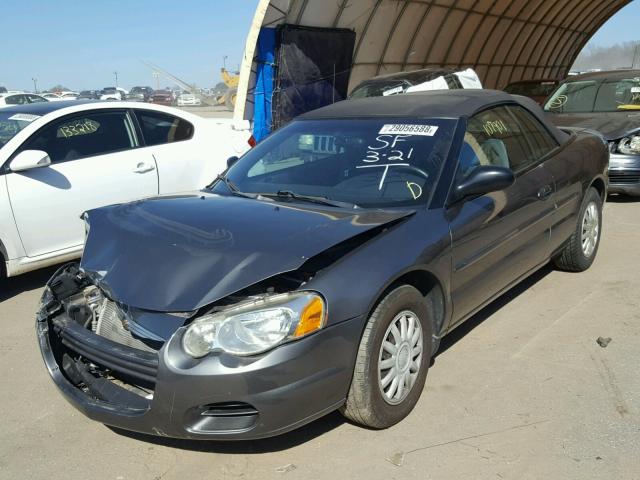 1C3EL45R95N638547 - 2005 CHRYSLER SEBRING GRAY photo 2