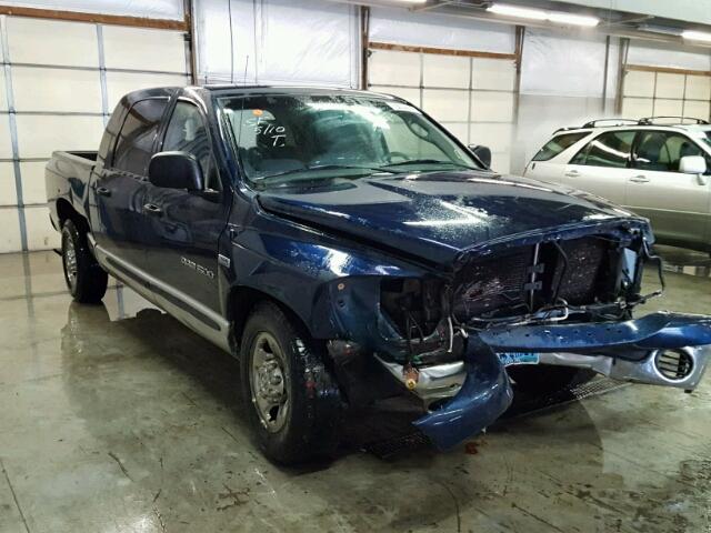 3D7KR19D06G208061 - 2006 DODGE RAM 1500 M BLUE photo 1