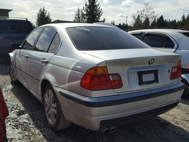 WBAAV53401JS97474 - 2001 BMW 330 I SILVER photo 3