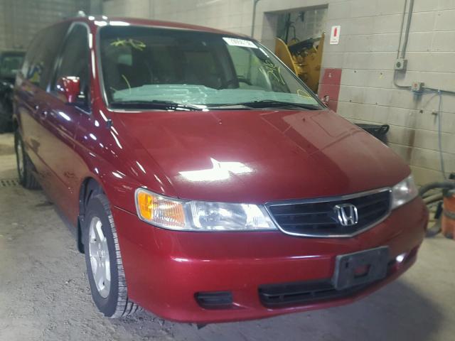 5FNRL18634B019212 - 2004 HONDA ODYSSEY EX RED photo 1