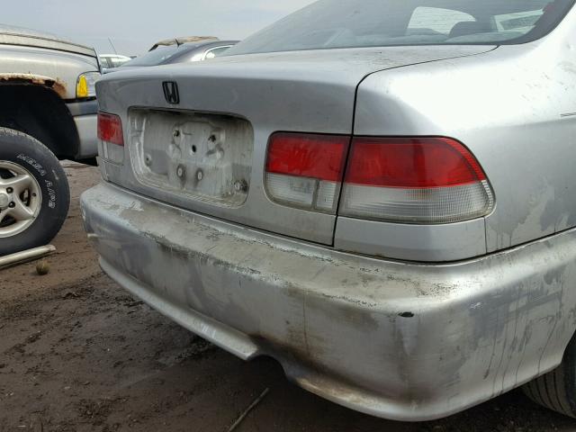 1HGEJ7227XL041097 - 1999 HONDA CIVIC HX SILVER photo 9