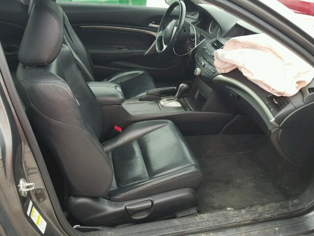 1HGCS12808A800823 - 2008 HONDA ACCORD EXL GRAY photo 5