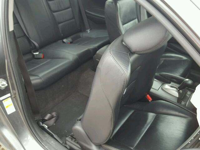 1HGCS12808A800823 - 2008 HONDA ACCORD EXL GRAY photo 6