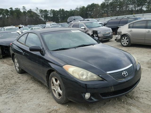 4T1CE38P14U792722 - 2004 TOYOTA CAMRY SOLA BLACK photo 1