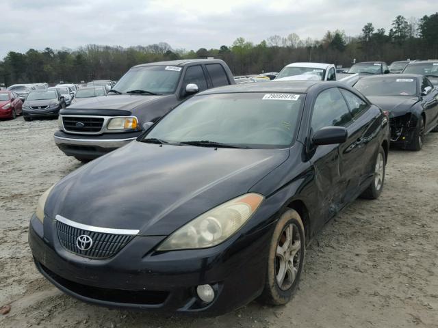 4T1CE38P14U792722 - 2004 TOYOTA CAMRY SOLA BLACK photo 2