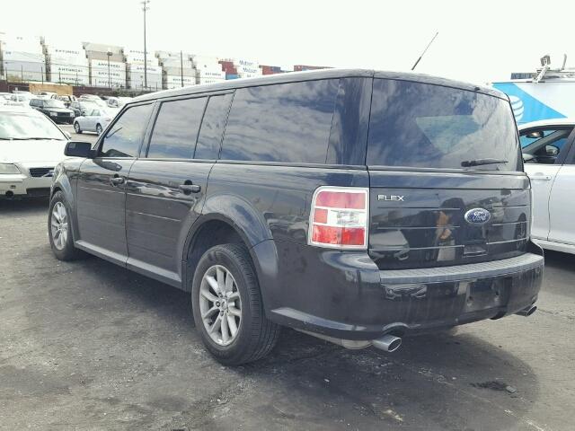 2FMGK5B87EBD15016 - 2014 FORD FLEX SE BLACK photo 3