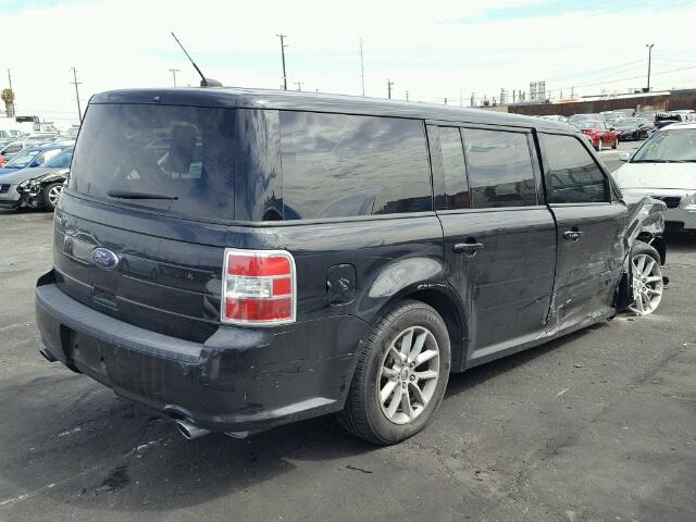 2FMGK5B87EBD15016 - 2014 FORD FLEX SE BLACK photo 4