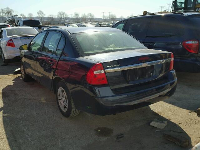 1G1ZS52F24F203659 - 2004 CHEVROLET MALIBU BLUE photo 3