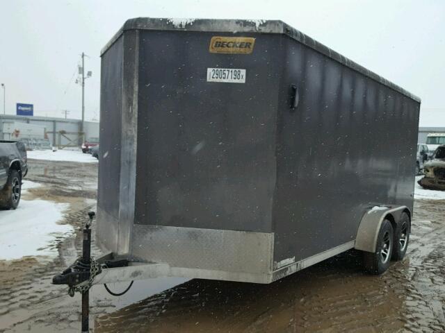 54BNA2025E1305810 - 2014 TRAIL KING ENCLOSED ნაცრისფერი ფოტო 2