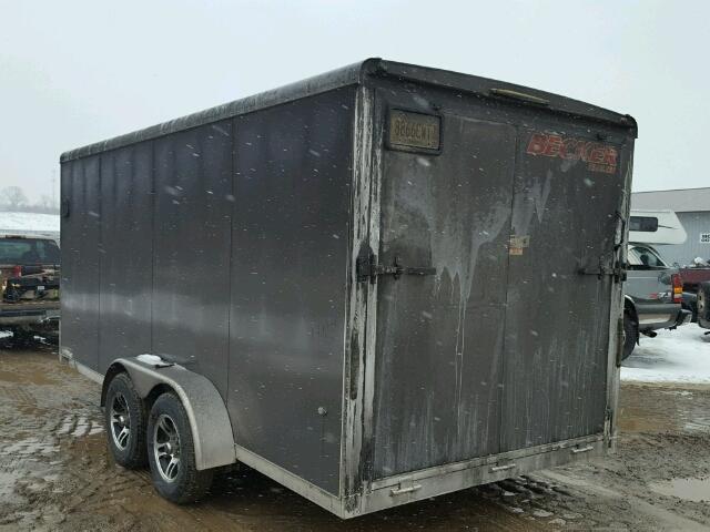 54BNA2025E1305810 - 2014 TRAIL KING ENCLOSED ნაცრისფერი ფოტო 3