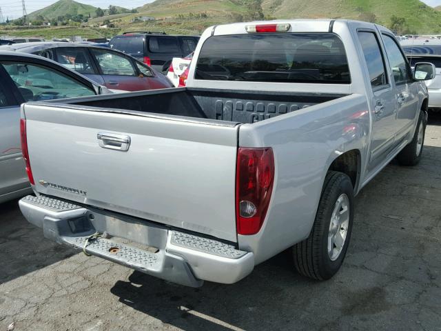 1GCDSCDE1A8101621 - 2010 CHEVROLET COLORADO L SILVER photo 4