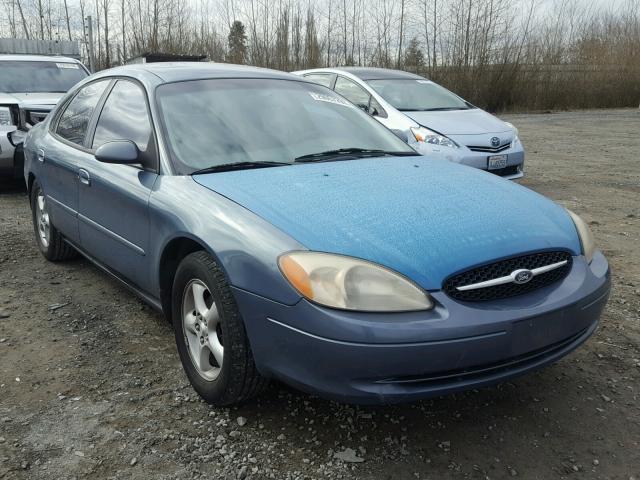 1FAFP53UXYG288748 - 2000 FORD TAURUS SE BLUE photo 1