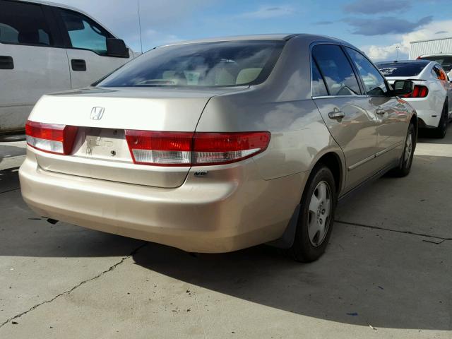 1HGCM66343A009418 - 2003 HONDA ACCORD LX GOLD photo 4