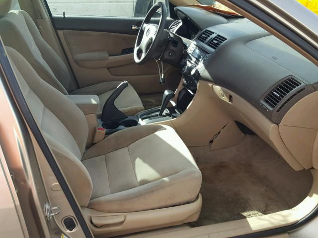 1HGCM66343A009418 - 2003 HONDA ACCORD LX GOLD photo 5