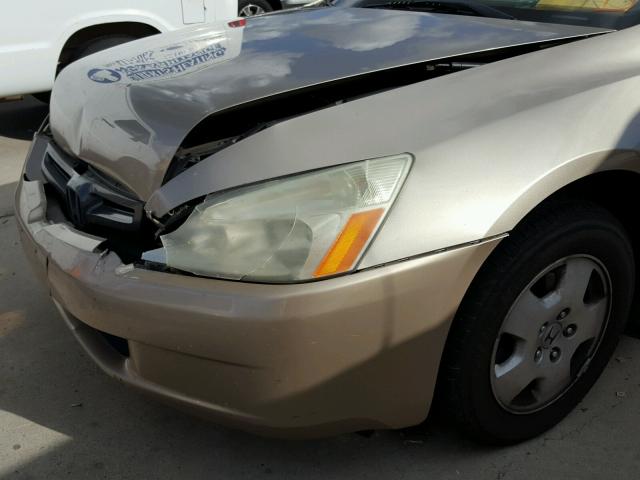 1HGCM66343A009418 - 2003 HONDA ACCORD LX GOLD photo 9