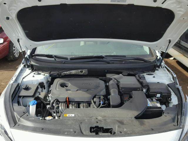 5NPE24AF6HH507266 - 2017 HYUNDAI SONATA SE WHITE photo 7