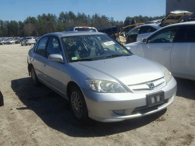 2HGES26705H590785 - 2005 HONDA CIVIC EX GRAY photo 1