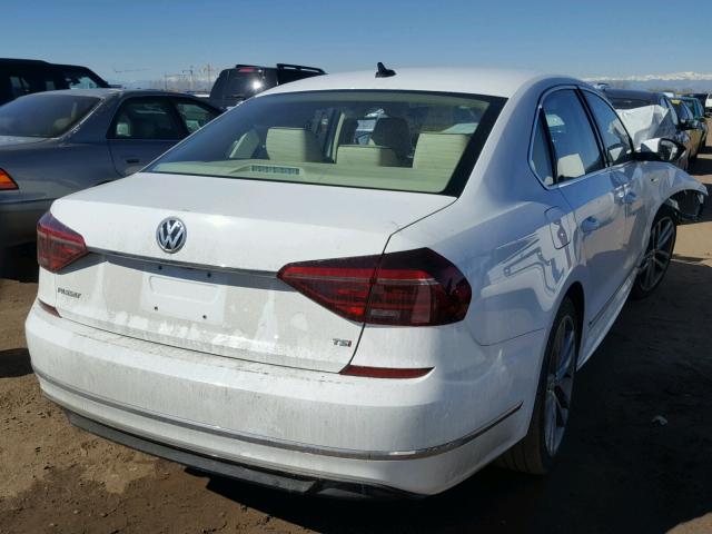 1VWDT7A38HC014455 - 2017 VOLKSWAGEN PASSAT R-L WHITE photo 4