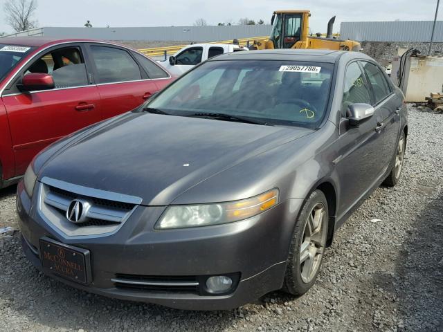 19UUA66277A015014 - 2007 ACURA TL GRAY photo 2