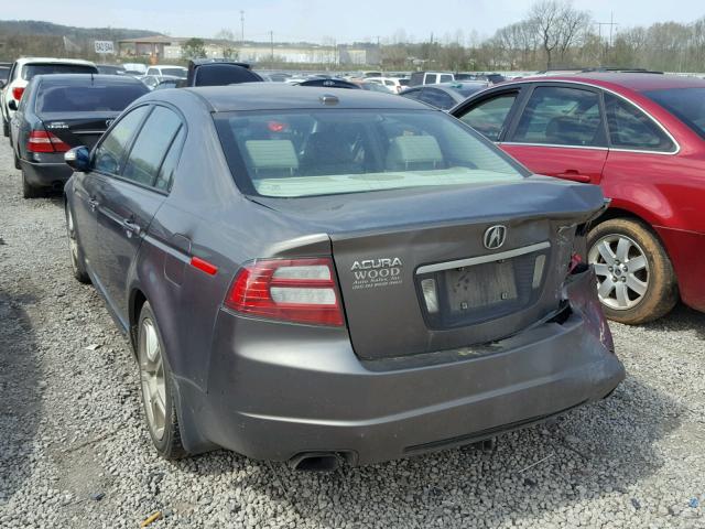 19UUA66277A015014 - 2007 ACURA TL GRAY photo 3