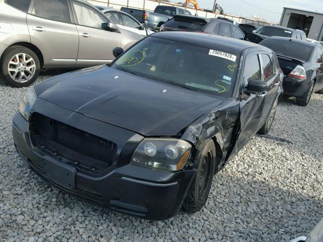 2D4FV47T06H414826 - 2006 DODGE MAGNUM SE BLACK photo 2