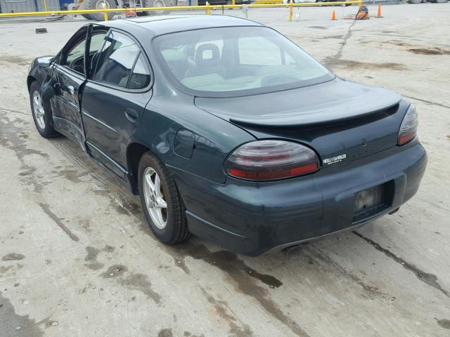 1G2WP52K9YF211535 - 2000 PONTIAC GRAND PRIX GREEN photo 3